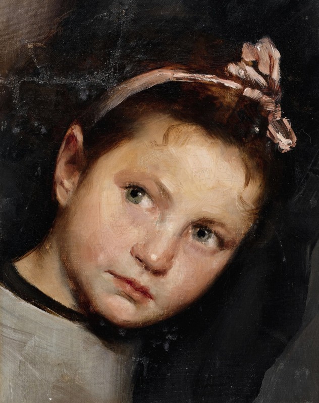 "Painting. Portrait" by Wilhelm Leibl