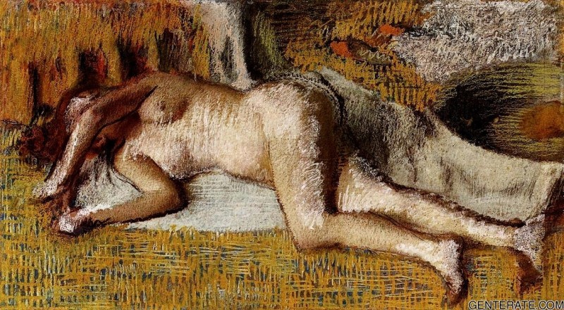 "Painting. Nude" by Edgar Degas