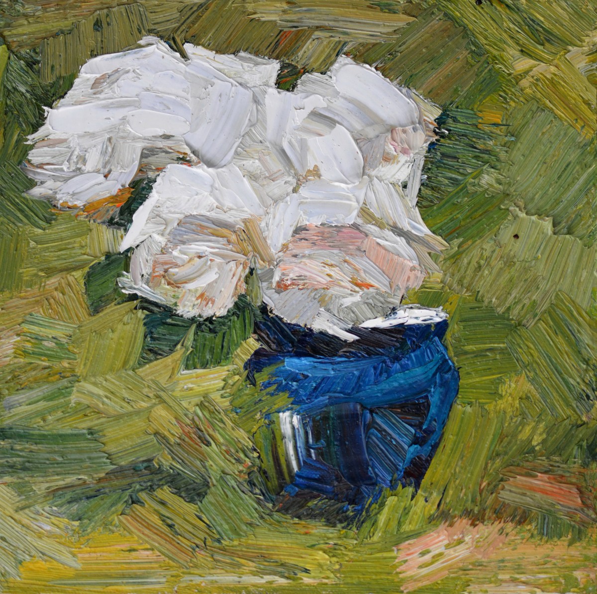 "Живопись. Пленэр. Продолжительный" by Думитрица Знаида, 300x300mm, масло / холст