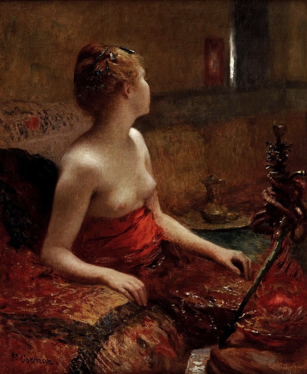 "Pictură. Nud" by Fernand Cormon