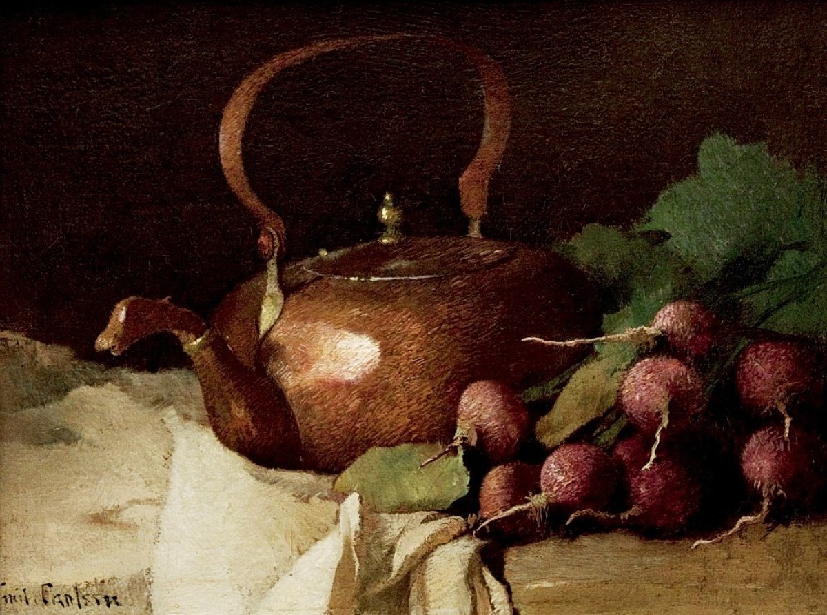 "Painting. Still life" by Emil Carlsen