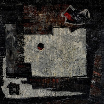 "Etude" by Anatol Ghimpu, 2002, 680x680mm, oil on canvas
