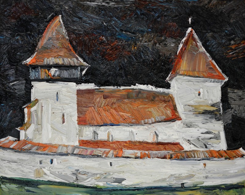 "Живопись. Пленэр. Пленэр в Румынии" by Наталиа Фостиcа, масло / холст