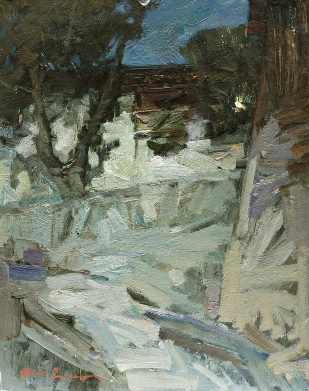"Painting. Rural" by Fedor Zakharovich Zakharov