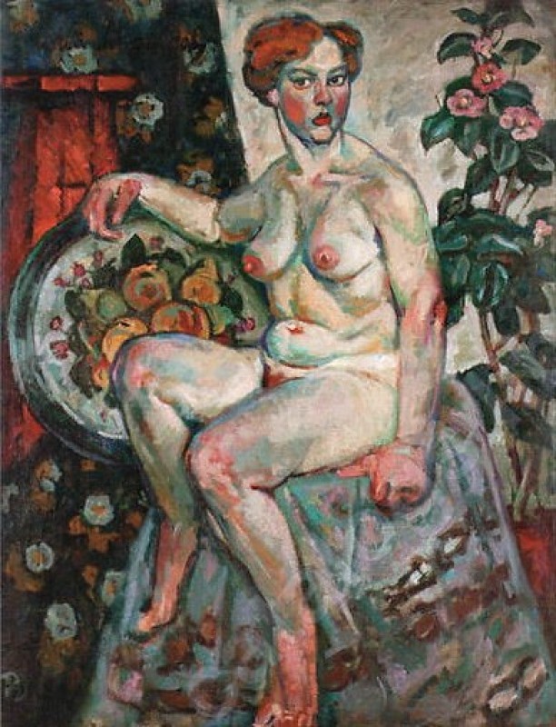 "Compoziție. Nud" by Ilya Ivanovich Mashkov