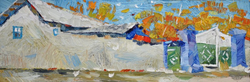 "Painting. Pleinair. Pleinair moldova" by Ștefan Mocanu, oil on canvas