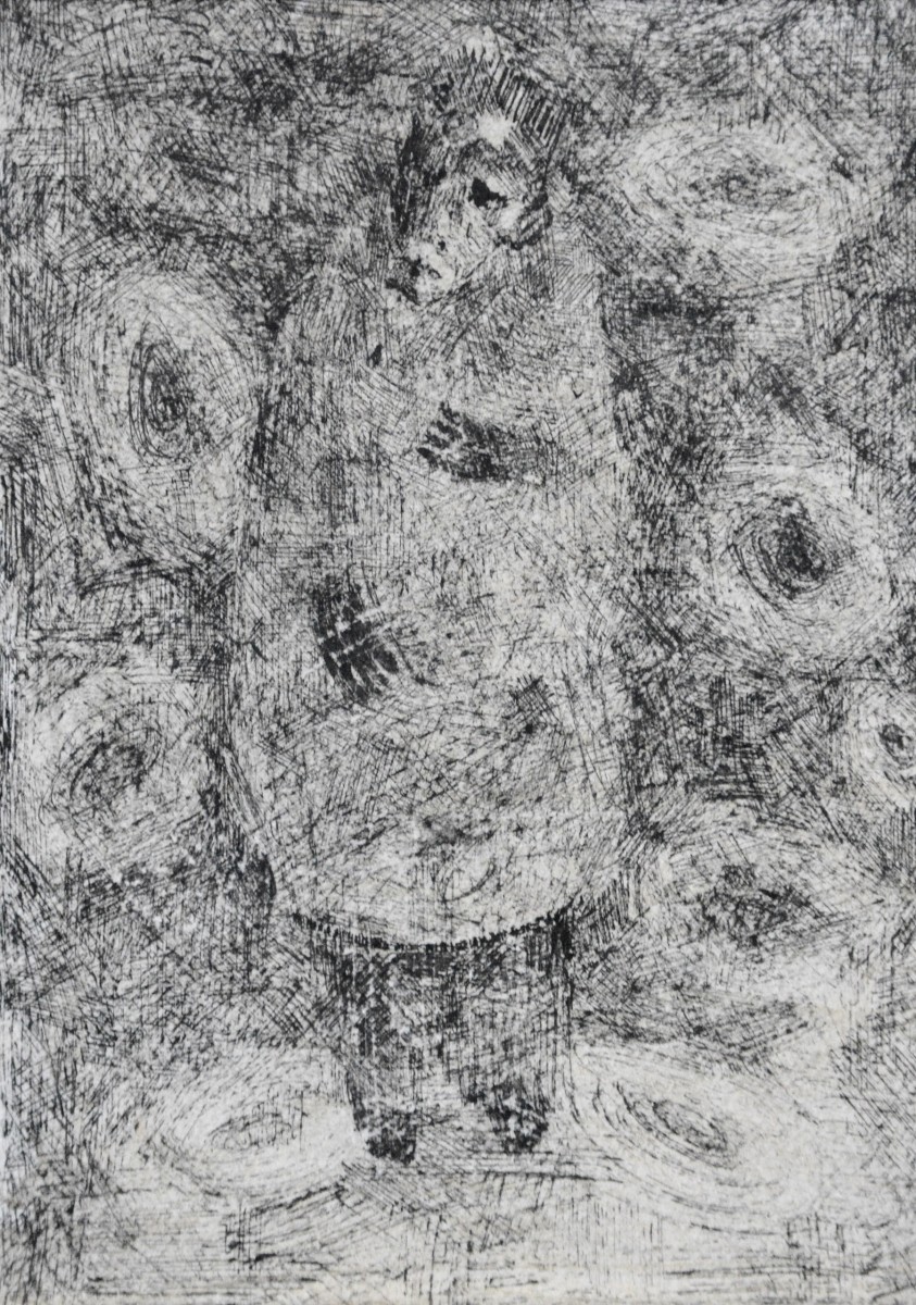 "Drawing. Long term" by Cristina Demian, 200x150mm, mixed technique on paper