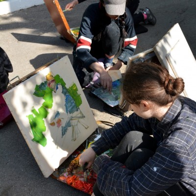 ... начало летнего пленэра / 8-й, 10-й и 11-й кл. /