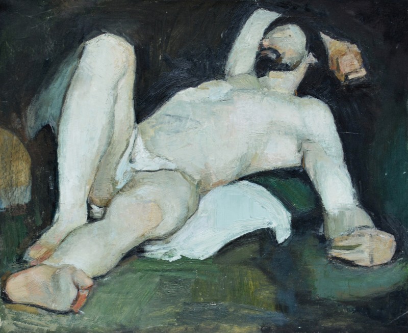 "Copy. Long term" by Alexandru Untilov, 300x400mm, Oil on paper