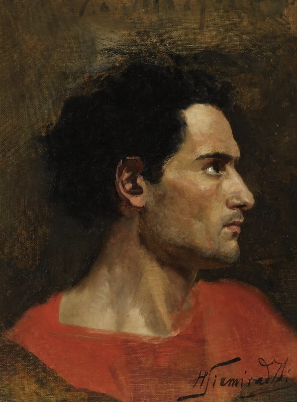 "Pictură. Portret" by Henryk Siemiradzki