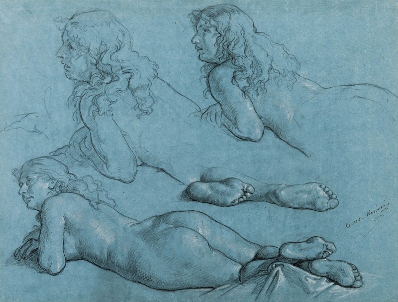 "Рисунок. Обнаженка" by Cesare Mariani