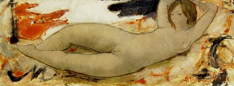 "Painting. Nude" by Alain Bonnefoit