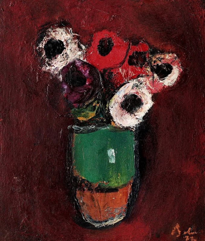 "Pictură. Flori" by Corneliu Baba