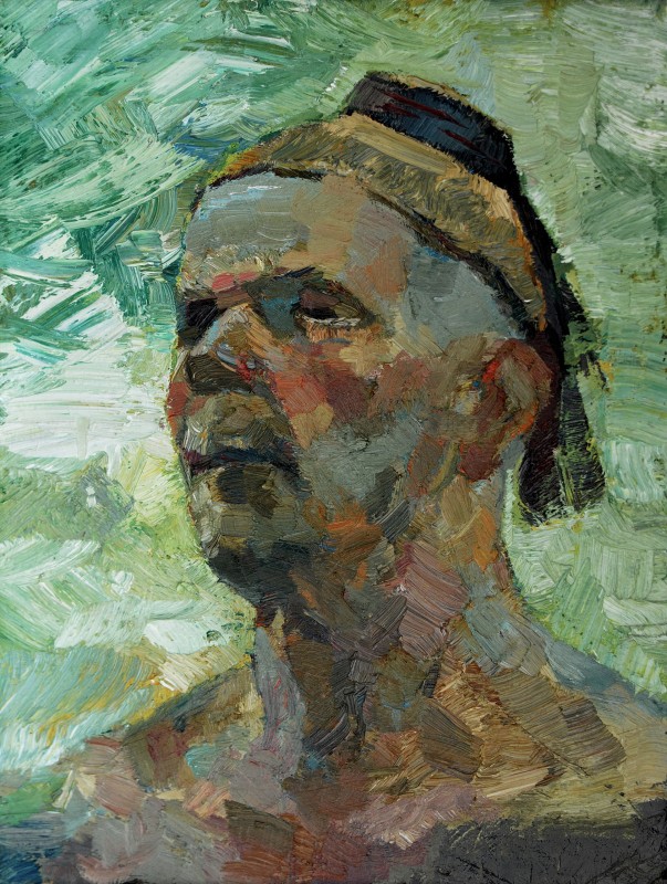"Etude. Portrait" by Ion Golubei, 2014, 300x400mm, oil on canvas