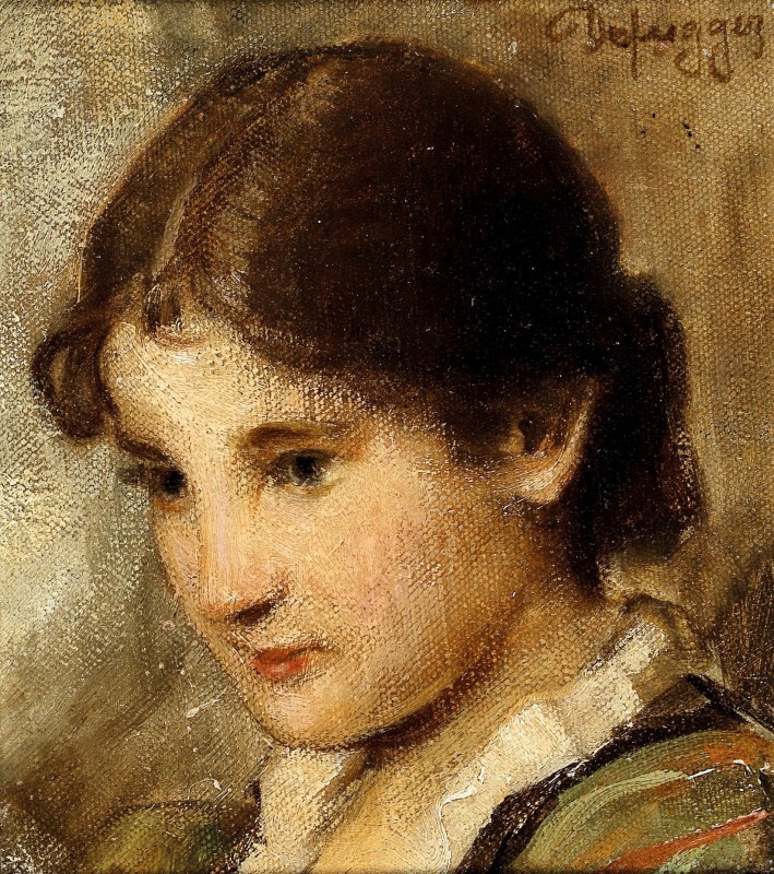 "Painting. Portrait" by Franz von Defregger