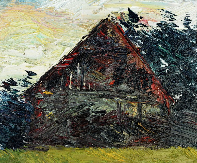 "Motiv. Sibiu ASTRA" by Vlada Cibuc, 2015, 250x300mm, oil on canvas