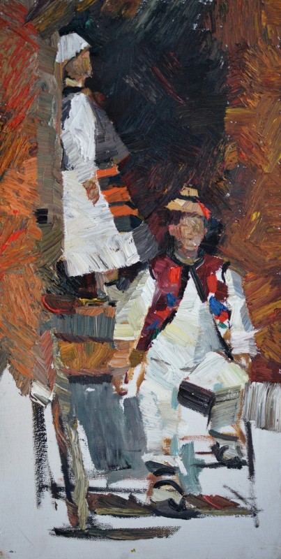 "Painting. Figure" by Vitalie Golban, oil on canvas