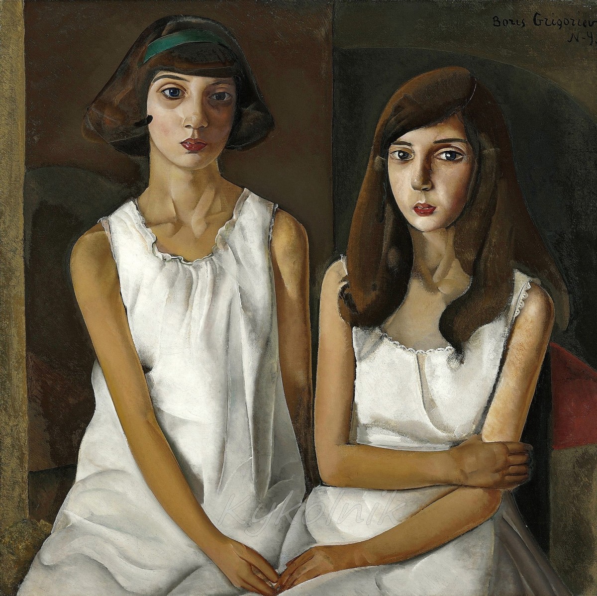 "Compoziție" by Boris Dmitrievich Grigoriev