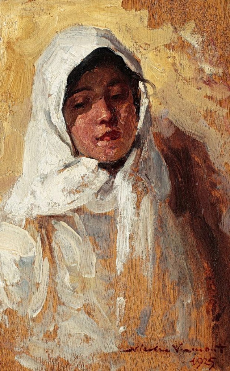 "Живопись. Портрет" by Ниcолае Вермонт, масло / панель