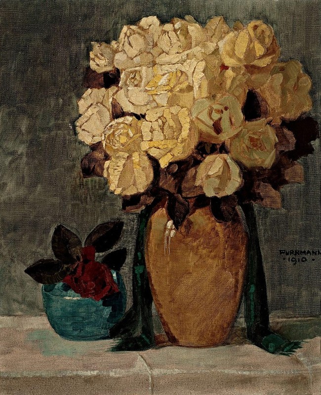 "Pictură. Natură statică" by Karl Purrmann