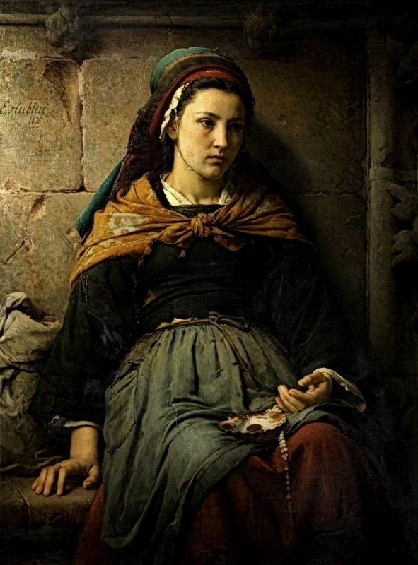 "Painting. Figure" by Emile Auguste Hublin