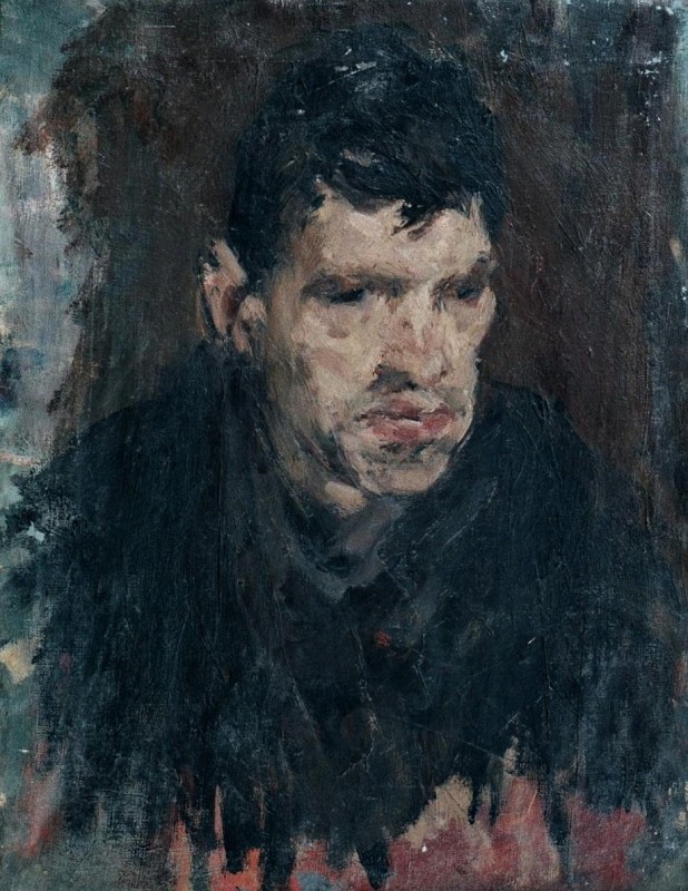 "Painting. Portrait" by Evsey Evseevich Moiseenko