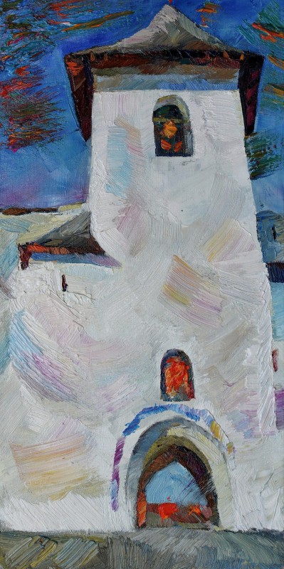"Painting. Pleinair. Pleinair romania" by Natalia Bzovii, oil on canvas