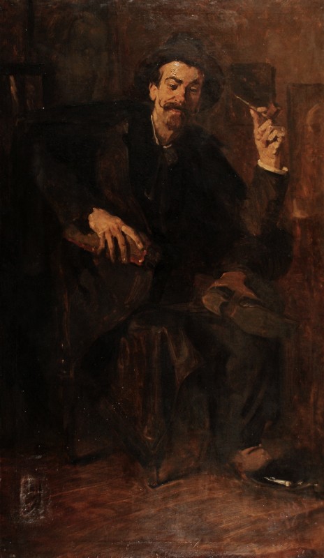 "Pictură. Figură / semifigură" by Jean Laudy