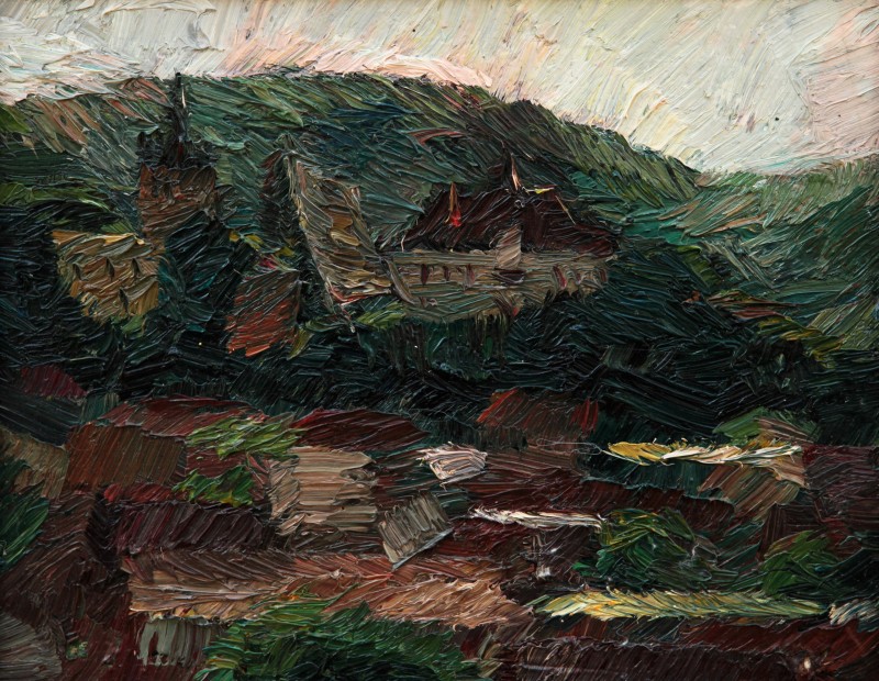 "Painting. Pleinair. Long term" by Alexandra Clapatiuc, 200x250mm, oil on canvas