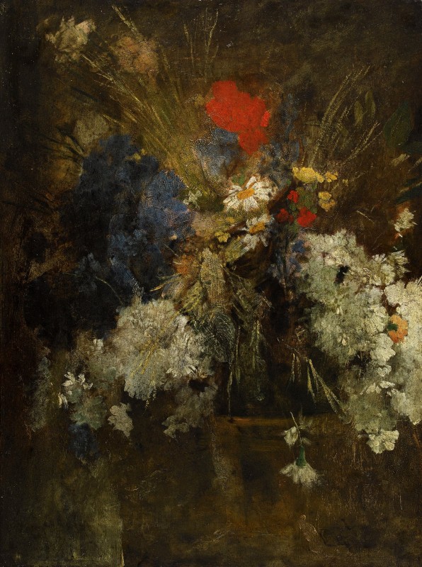 "Painting. Flowers" by Jean-Baptiste Carpeaux