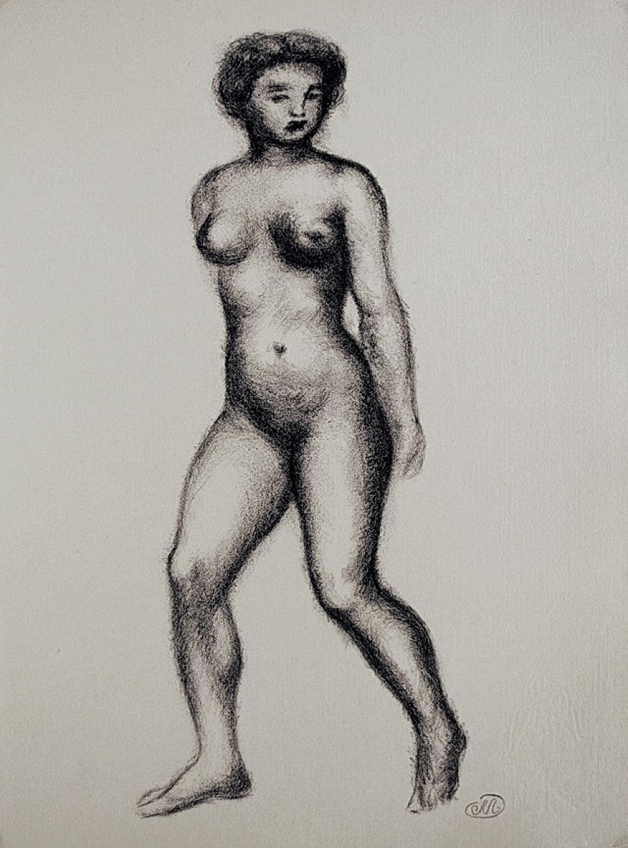 "Desen. Nud" by Aristide Maillol