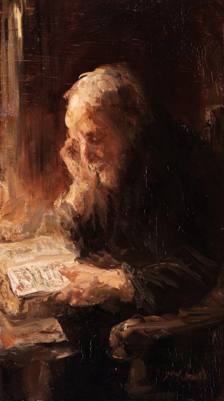 "Painting. Figure" by Jozef Israëls