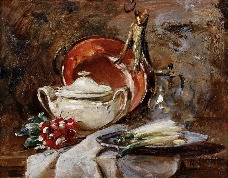 "Painting. Still life" by René-Louis Chrétien