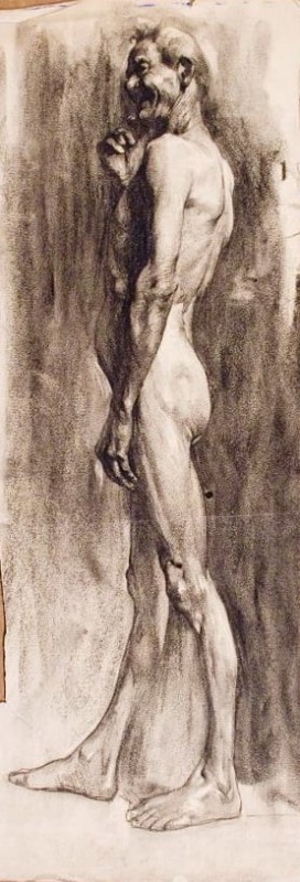 "Desen. Nud" by Dmitry Nikolaevich Kardovsky