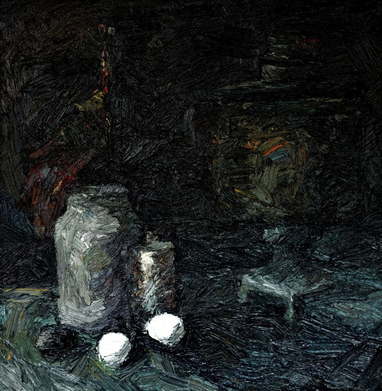"Studiu. Natură statică" by Vlada Cibuc, 2014, 450x450mm, oil on canvas