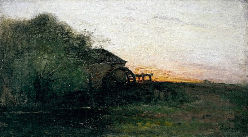 "Pictură. Rural" by Nicolae Grigorescu