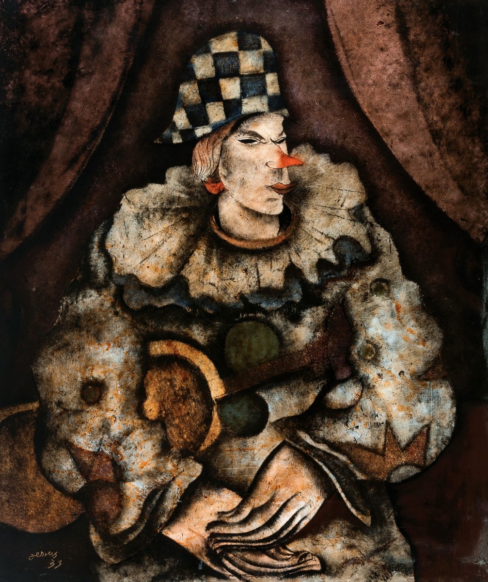 "Pictură. Abstract. Figură / semifigură" by Floris Jespers