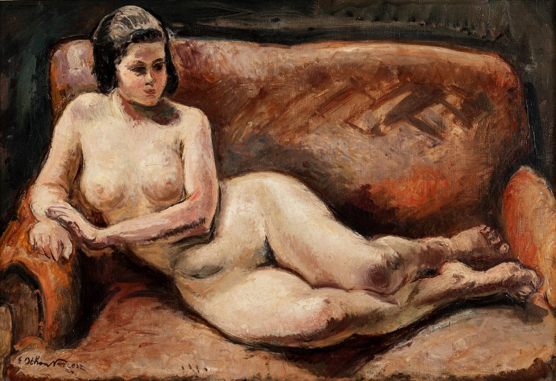 "Pictură. Nud" by Achille-Émile Othon Friesz, ulei pe pânză