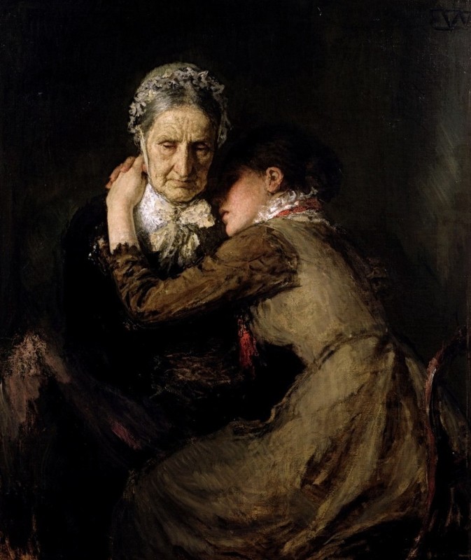 "Painting. People" by Erik Theodor Werenskiold
