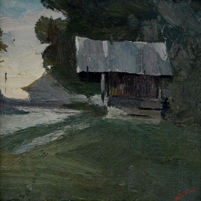 "Этюд. Хумор" by Анатол Гимпу, 1999, 420x840mm, масло / холст