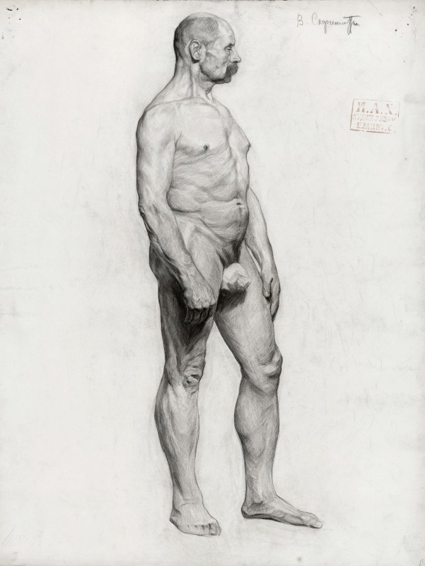"Drawing. Nude" by V. Skorchelletti