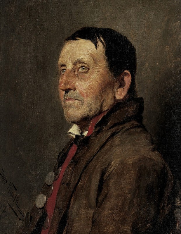 "Painting. Portrait" by Hugo Kauffmann