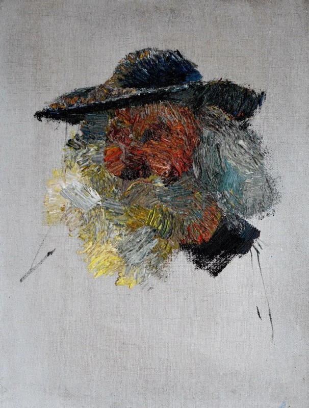 "Etude. Portrait" by Ion Golubei, 2015, oil on canvas