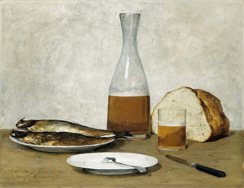 "Pictură. Natură statică" by Albert Anker