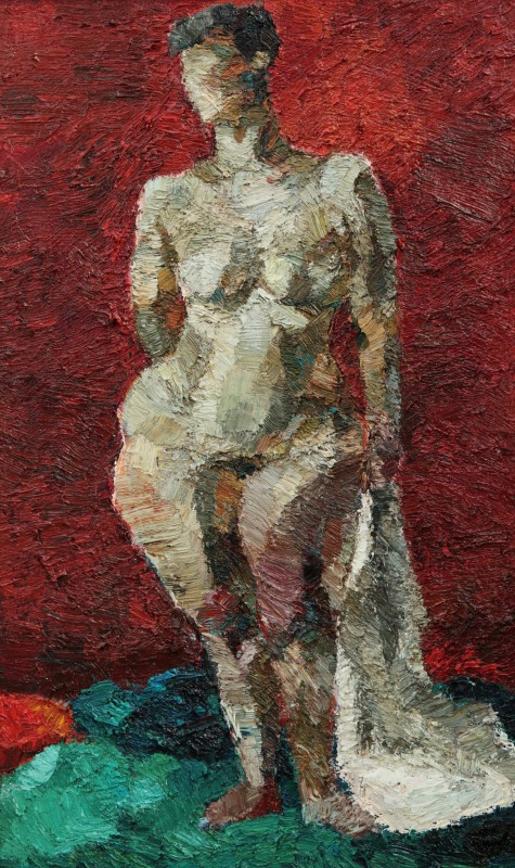 "Painting. Nude. Long term" by Lina Aminov, 700x420mm, oil on canvas
