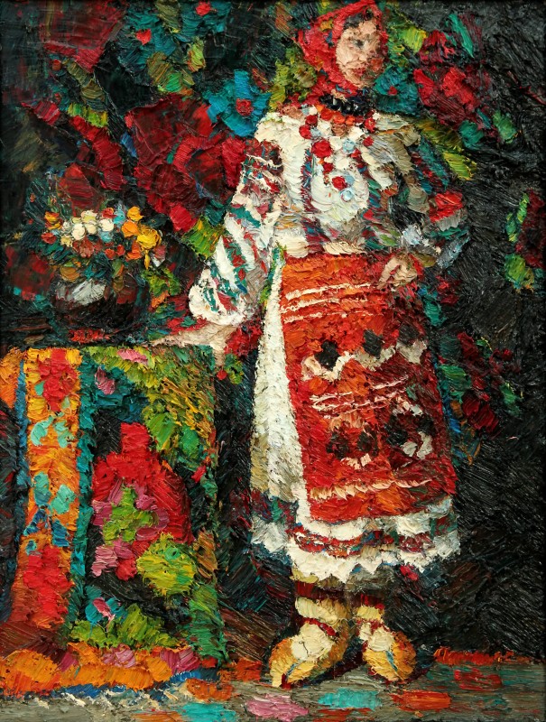 "Painting. Figure. Long term" by Veronica Crețu, 680x510mm, oil on canvas
