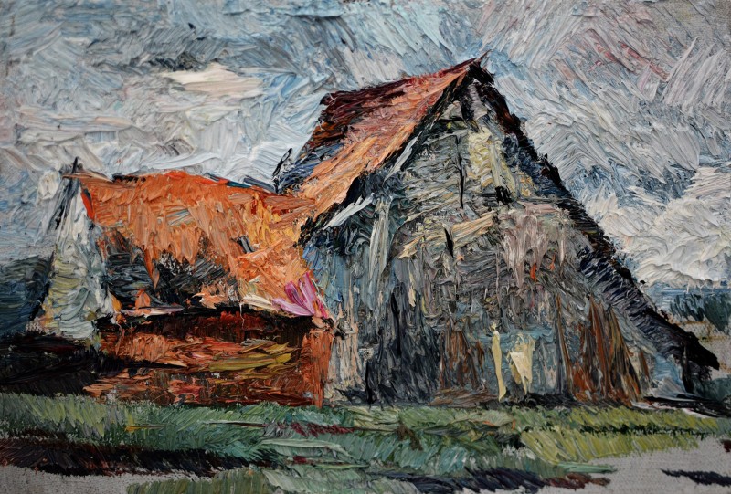 "Painting. Pleinair. Long term" by Nina Apostol, 200x300mm, oil on canvas
