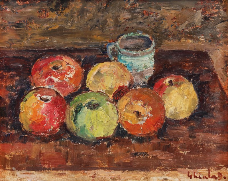 "Pictură. Natură statică" by Dumitru Ghiață