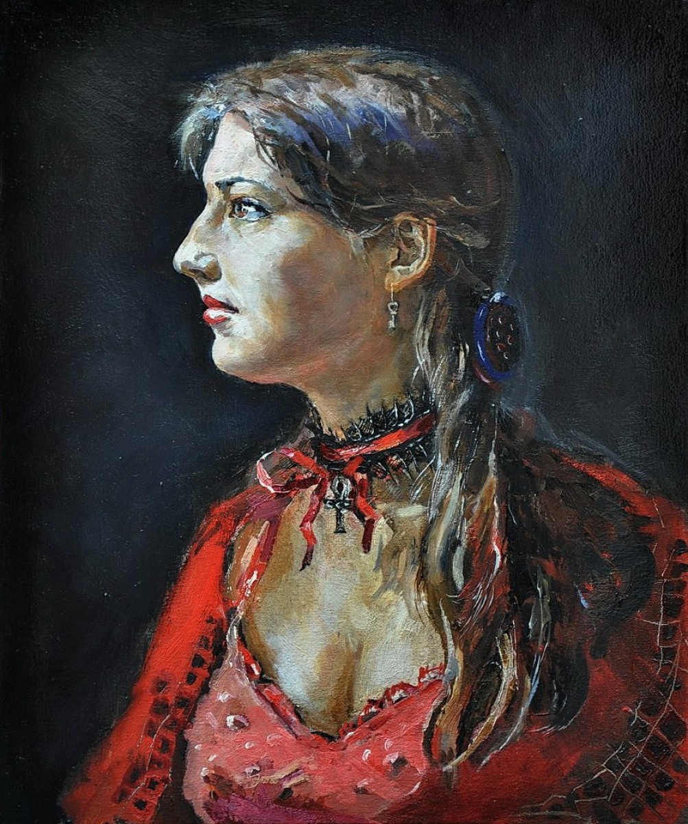 "Painting. Portrait" by Dmitri Șibaev
