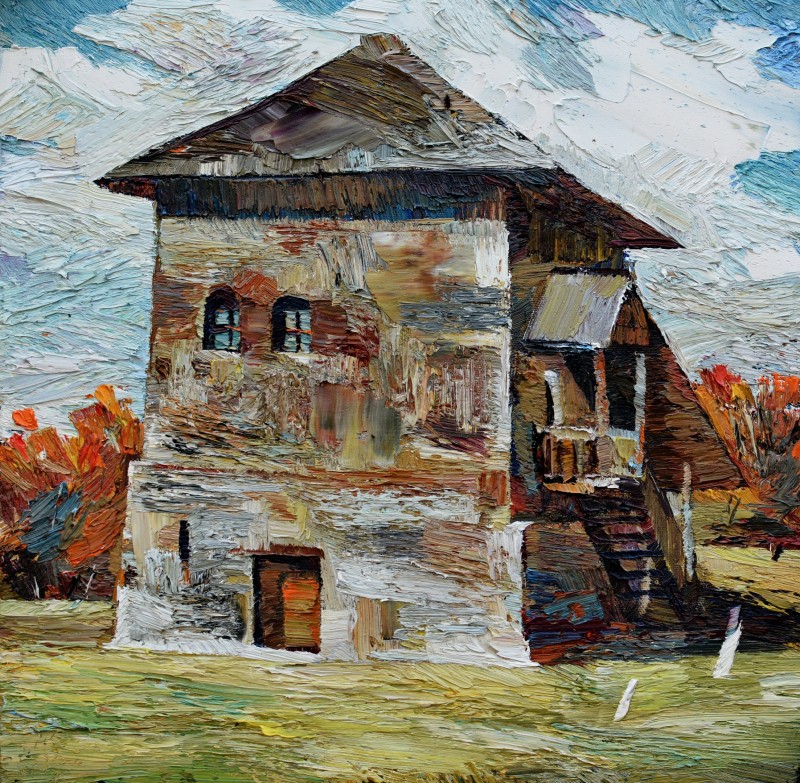 "Painting. Pleinair. Pleinair romania" by Vlada Cibuc, oil on canvas